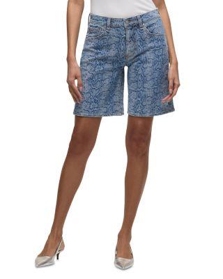 Printed London Low Rise Long Shorts by HUDSON JEANS