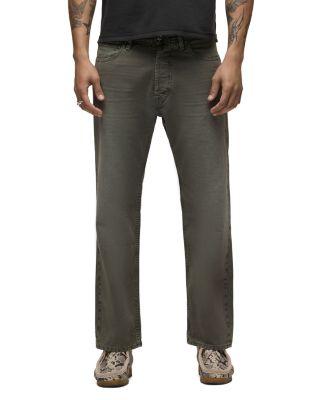 Rylan Relaxed Straight Fit Jeans in Distress Army by HUDSON JEANS