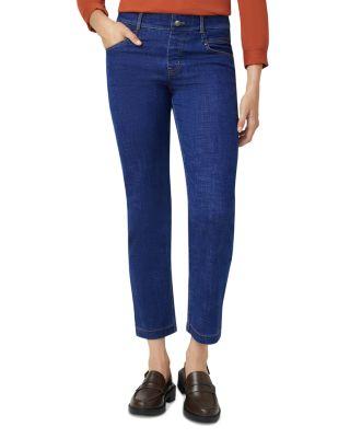 Crosshatch Denim Straight Leg Pants by HUE