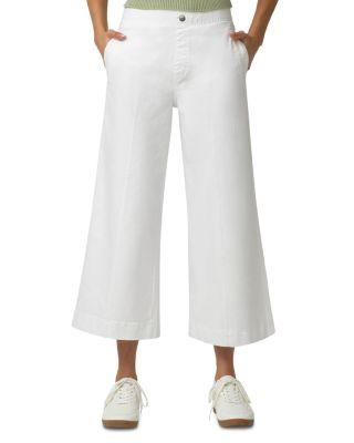 Fine Lines Denim Crop Wide Leg Pants by HUE Fine Lines Denim Crop Wide Leg Pants by HUE