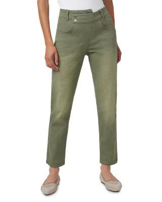 High Rise Girlfriend Denim Leggings by HUE