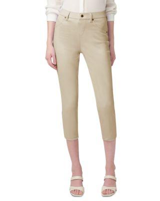 High Rise Ultra Soft Denim Capri Leggings in Medium Wash by HUE