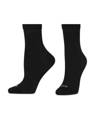 Silk Blend Sheer Rib Socks by HUE