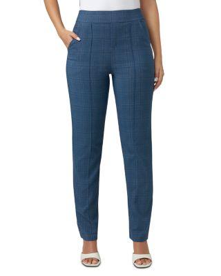Windowpane Classic Pull On Trousers by HUE