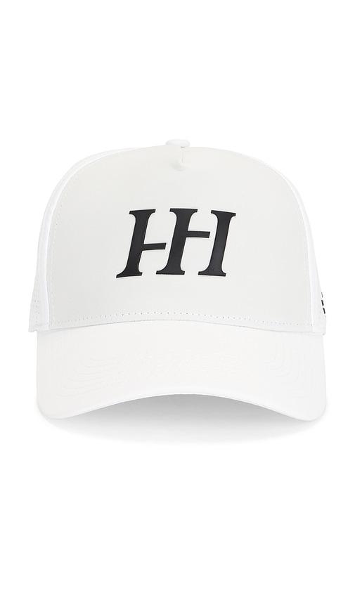 Huega House Icon Performance Hat in White by HUEGA HOUSE
