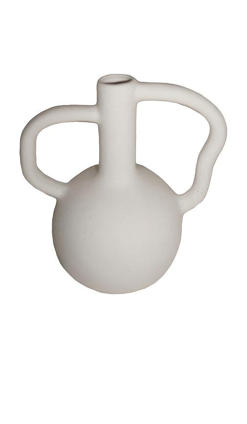 HueGah Home Blanche Vase in White by HUEGAH HOME
