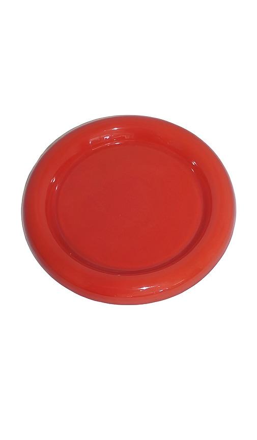 HueGah Home Chub Plate in Red by HUEGAH HOME
