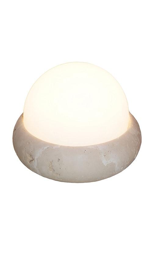 HueGah Home Monte Cordless Lamp in White by HUEGAH HOME