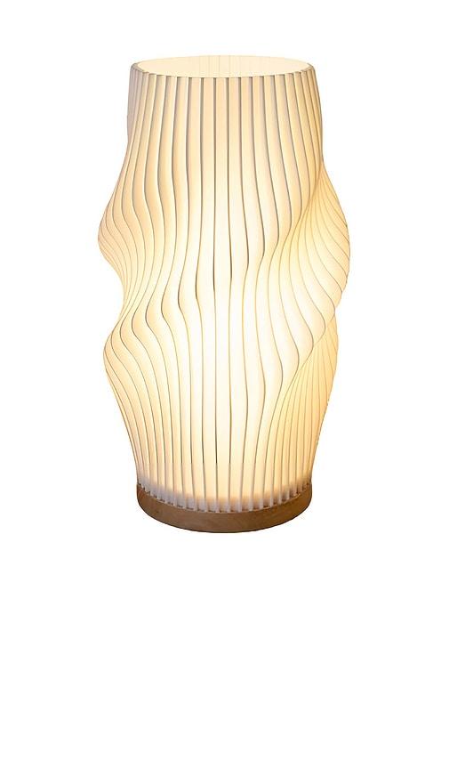 HueGah Home Rowa Table Lamp in White by HUEGAH HOME