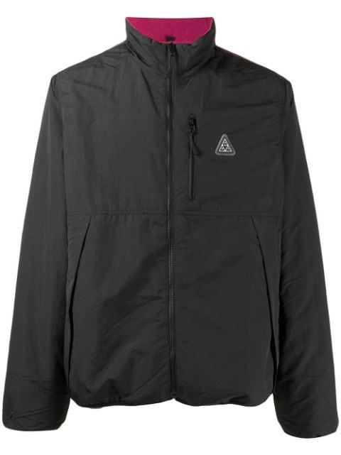 HUF : CRISIS REVERSIBLE JACKET☆M☆黒/ピンク 新年特販