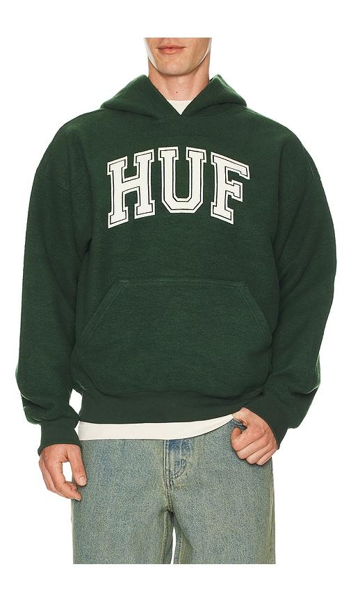 HUF Cracked Arch Inside Out Hoodie in Green by HUF