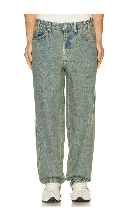 HUF Cromer Washed Denim Pant in Blue by HUF HUF Cromer Washed Denim Pant in Blue by HUF