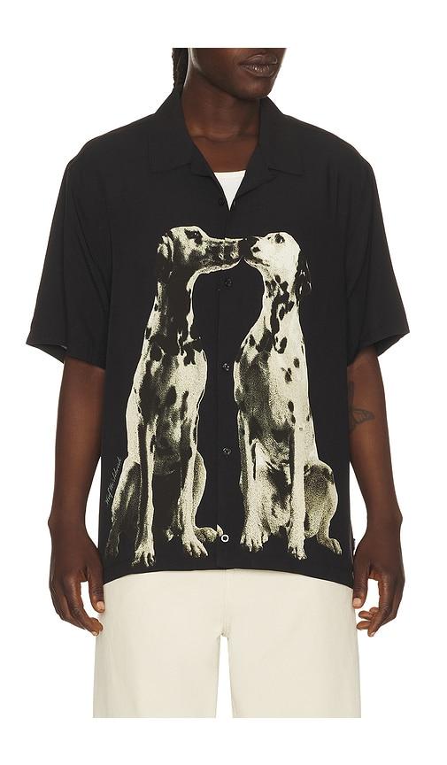 HUF Dogged Resort Shirt in Black by HUF