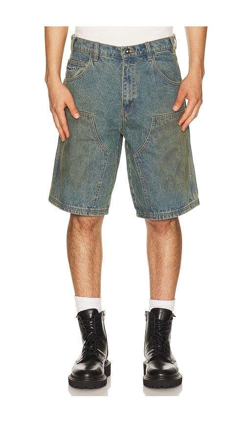 HUF Kinda Loose Double Knee Short in Blue by HUF