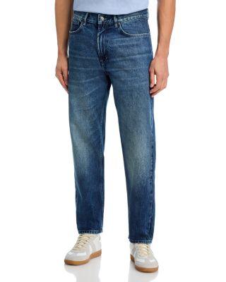 838 Relaxed Tapered Fit Jeans in Navy by HUGO BOSS