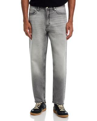 838 Relaxed Tapered Fit Jeans in Silver by HUGO BOSS