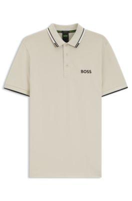 Active Paddy regular-fit polo shirt in quick-dry stretch pique by HUGO BOSS