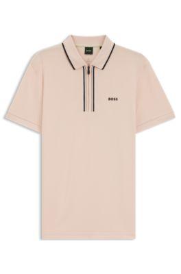 Active Slim-fit polo shirt in moisture-wicking stretch cotton by HUGO BOSS