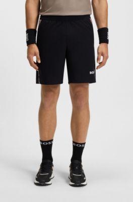 Active tennis shorts with moisture management by HUGO BOSS