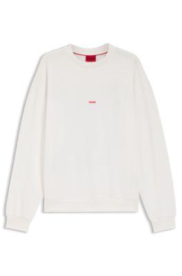 Animal-artwork sweatshirt in cotton terry by HUGO BOSS