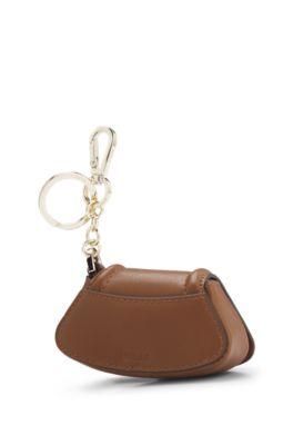 Ariell key ring with gold-tone hardware by HUGO BOSS