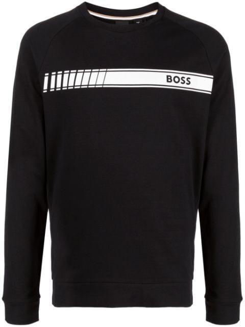 Authentic cotton sweatshirt by HUGO BOSS