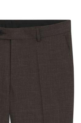 BOSS BY BECKHAM wool-blend slim-fit suit pants by HUGO BOSS