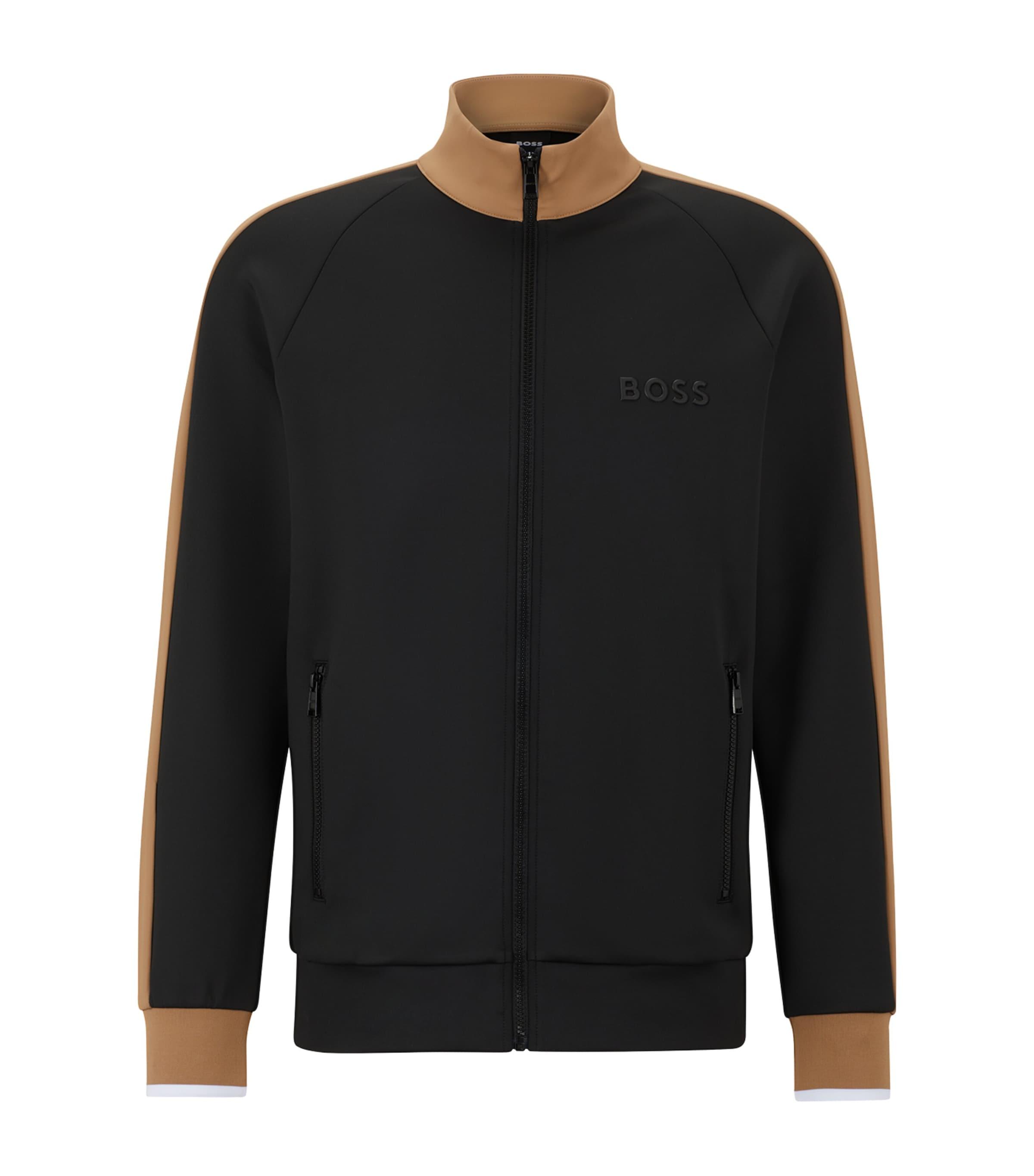 BOSS Colour-Block Zip-Up Sweatshirt by HUGO BOSS