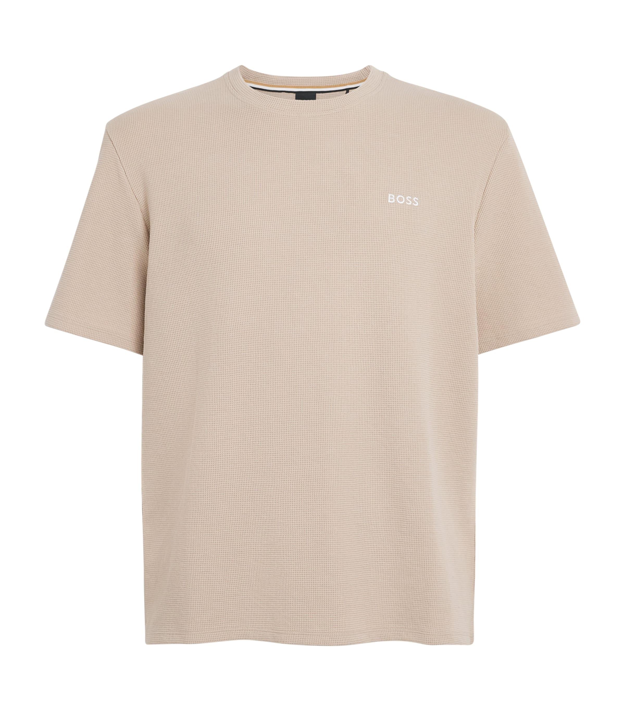 BOSS Cotton-Blend Waffle-Knit T-Shirt by HUGO BOSS
