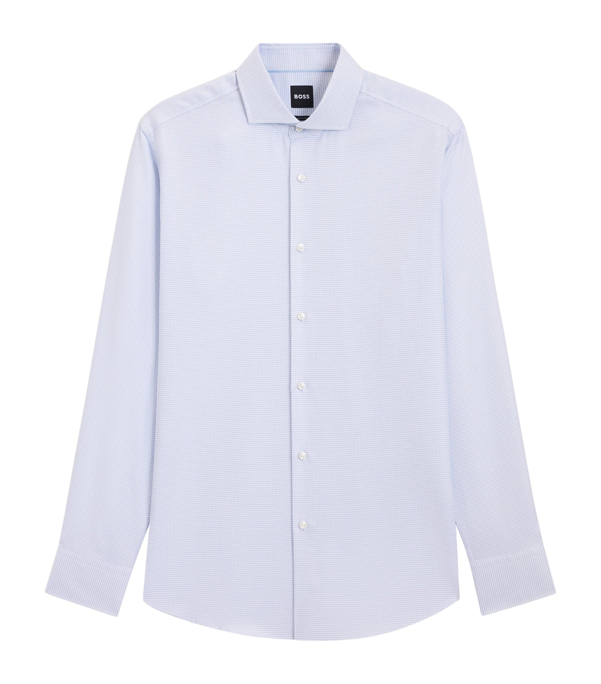 BOSS Cotton Geometric Slim-Fit Shirt by HUGO BOSS