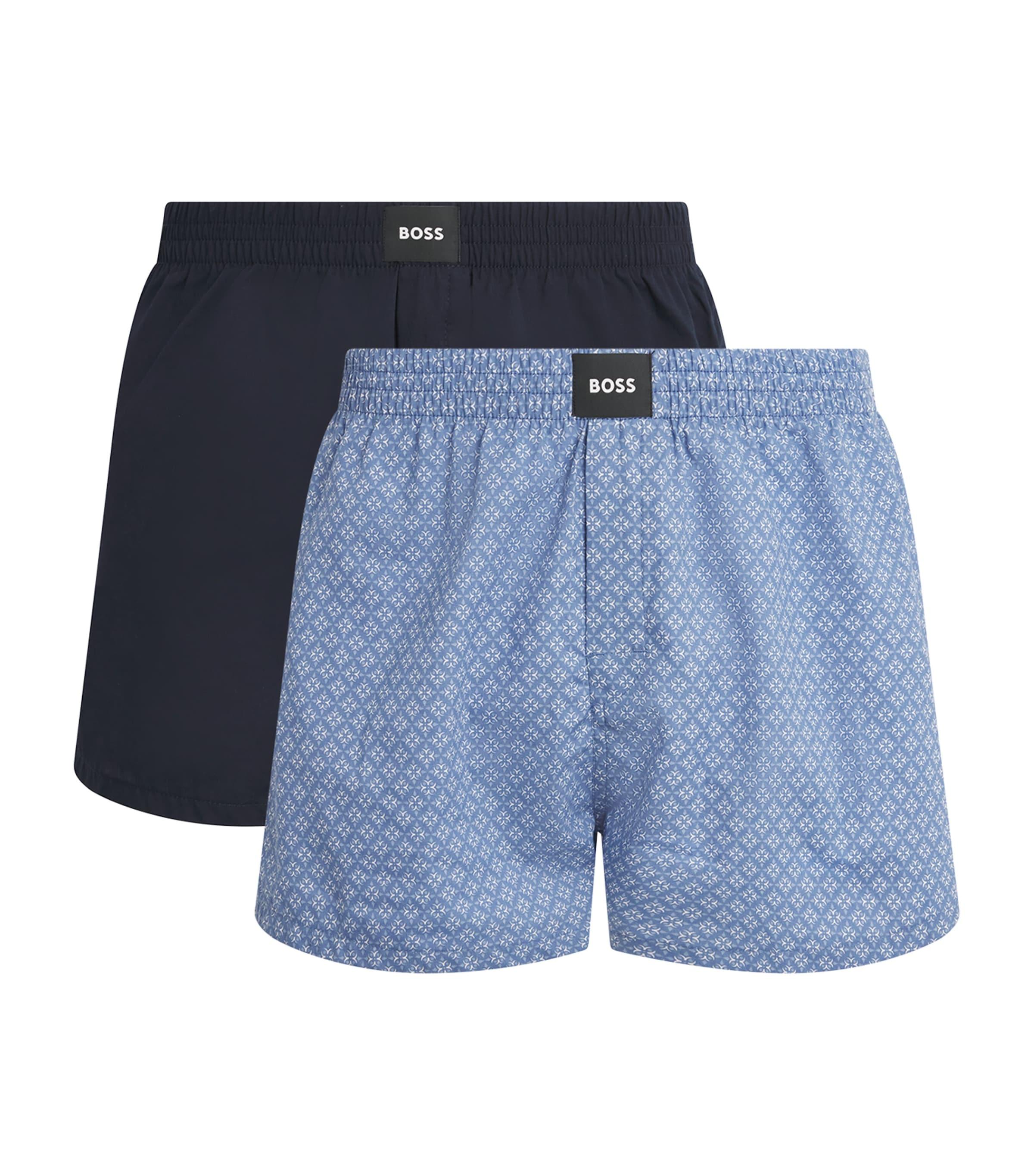 BOSS Cotton Logo Boxer Briefs (Pack of 2) by HUGO BOSS
