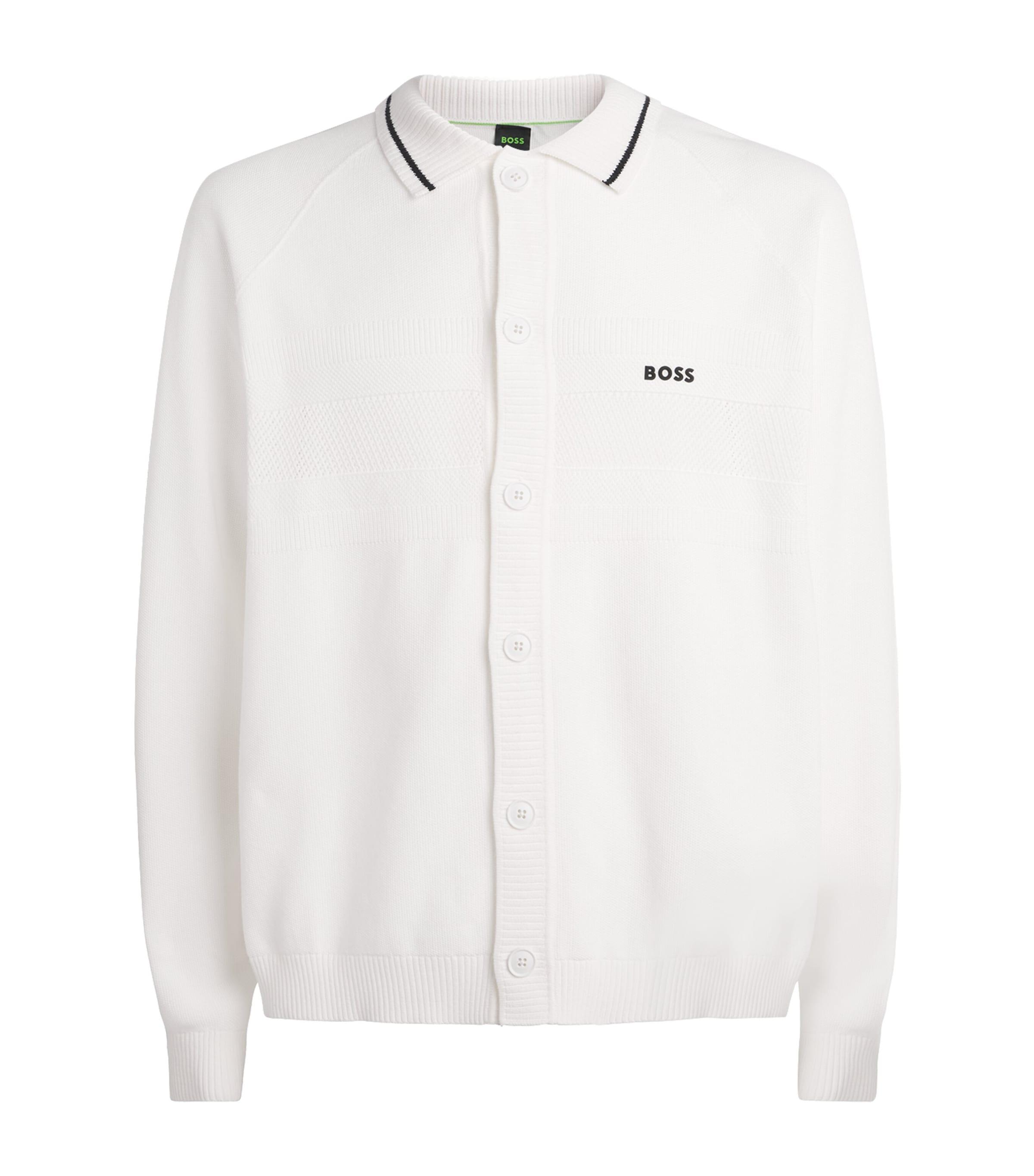BOSS Cotton Logo Cardigan by HUGO BOSS