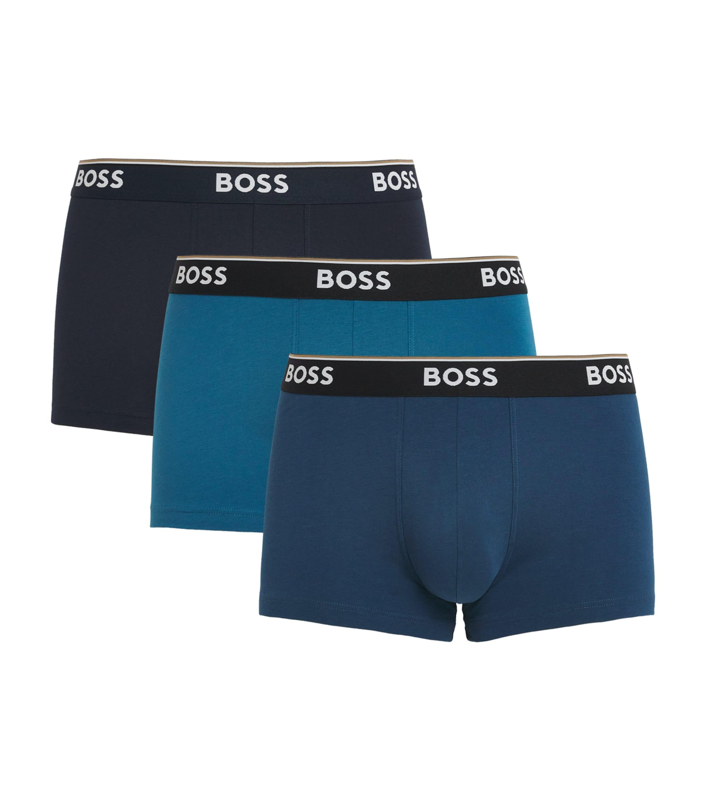 BOSS Cotton-Stretch Power Trunks (Pack of 3) by HUGO BOSS