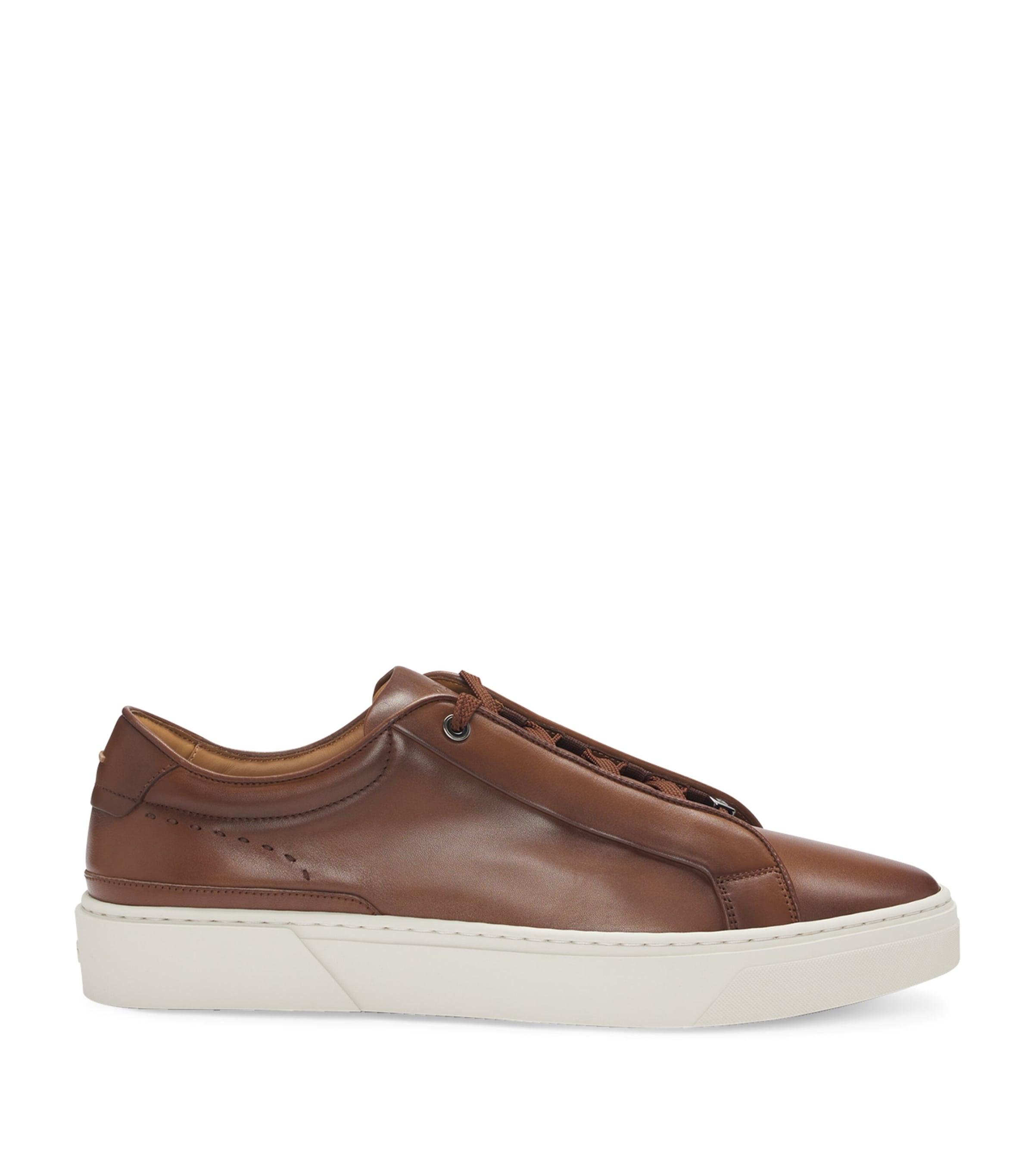 BOSS Leather Bary Sneakers by HUGO BOSS