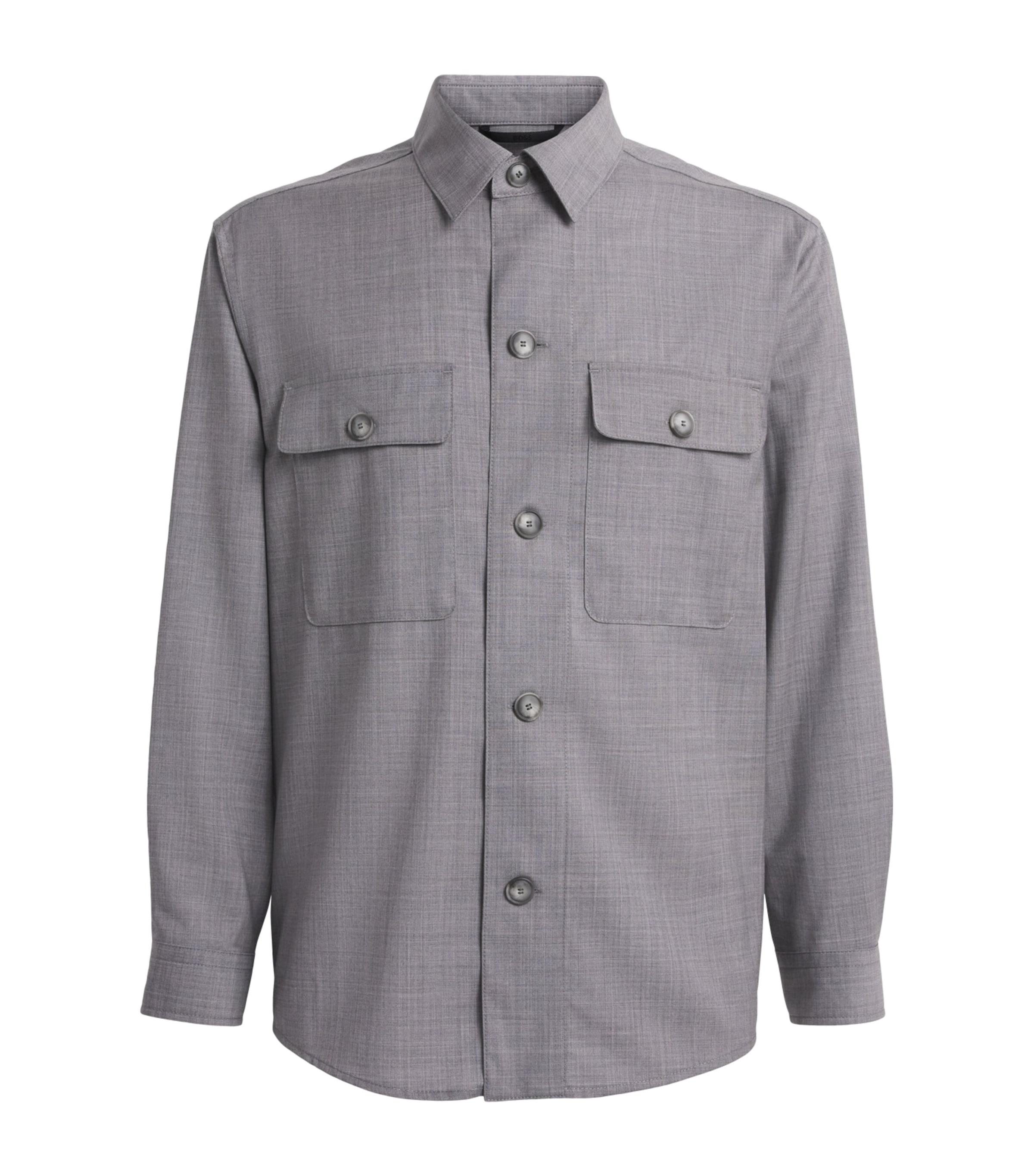 BOSS Linen-Blend Overshirt by HUGO BOSS