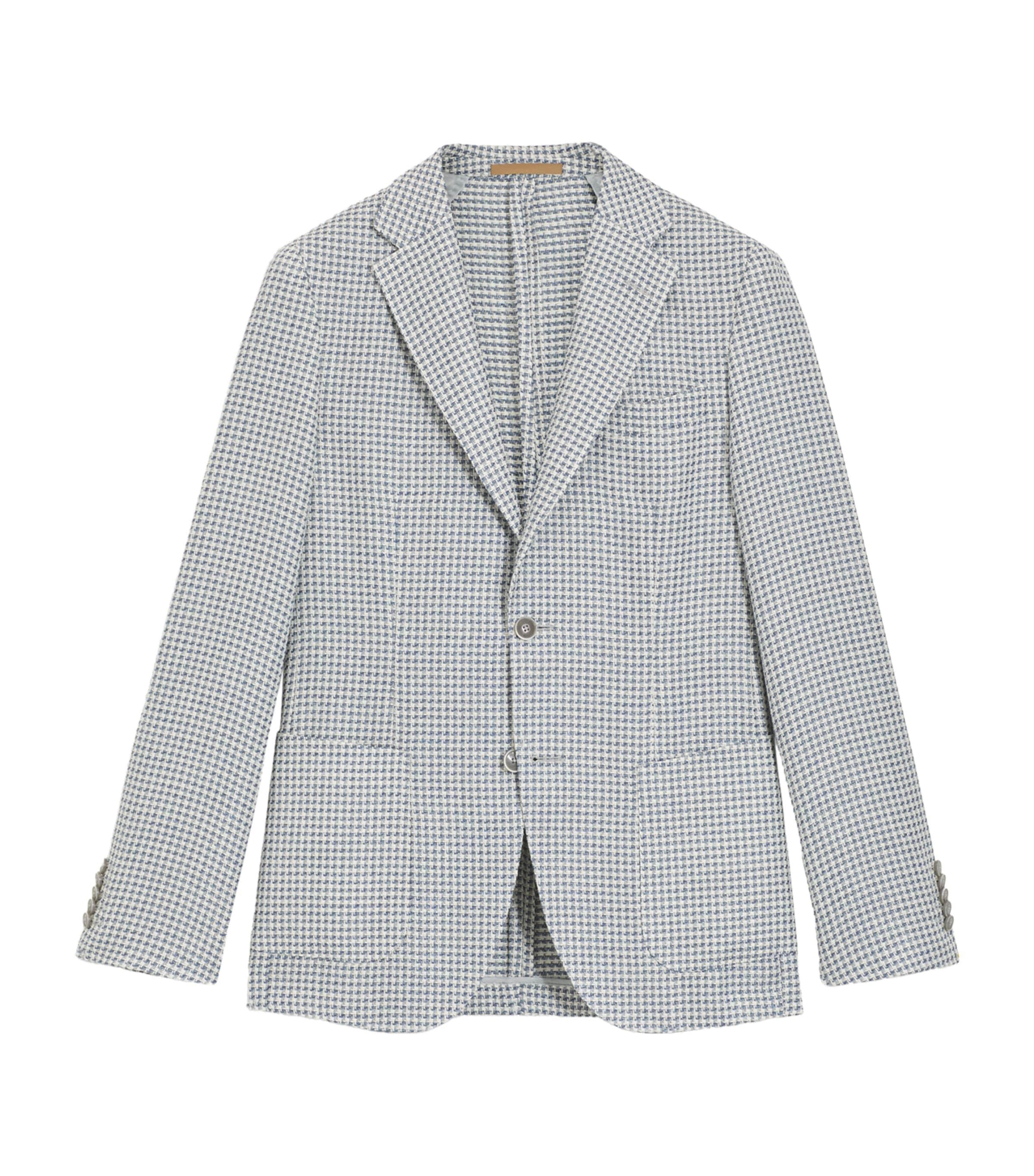 BOSS Linen-Silk-Cotton Slim Blazer by HUGO BOSS