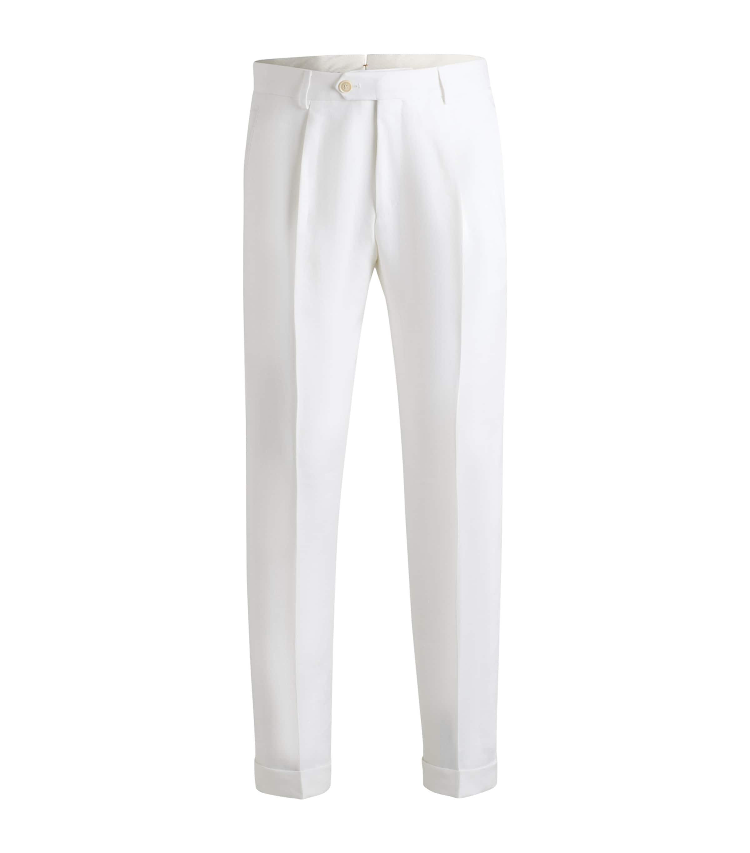 BOSS Linen Tailored Trousers by HUGO BOSS