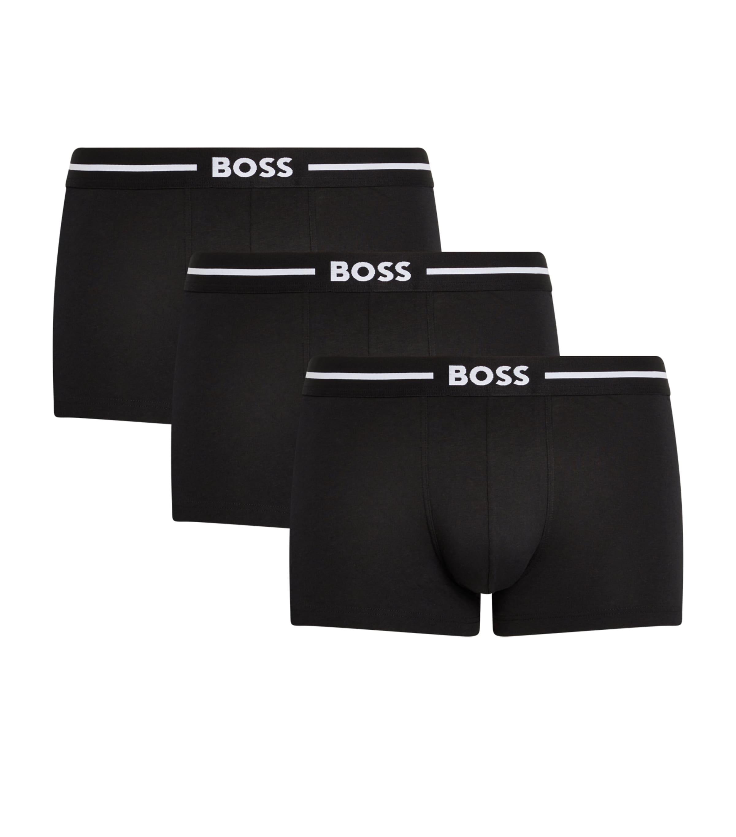 BOSS Logo Trunks (Pack of 3) by HUGO BOSS