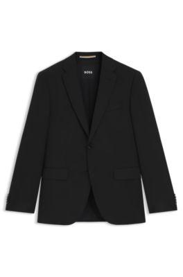 BOSS ONE Regular-fit suit jacket in virgin-wool serge by HUGO BOSS
