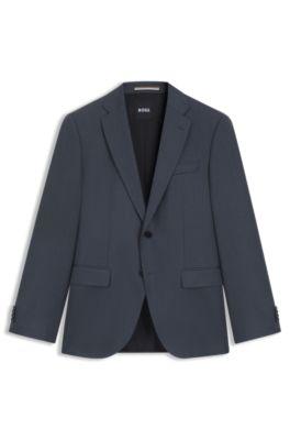 BOSS ONE Regular-fit suit jacket in virgin-wool serge by HUGO BOSS