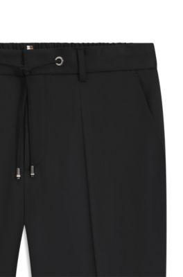 BOSS ONE Slim-fit pants in virgin-wool serge by HUGO BOSS