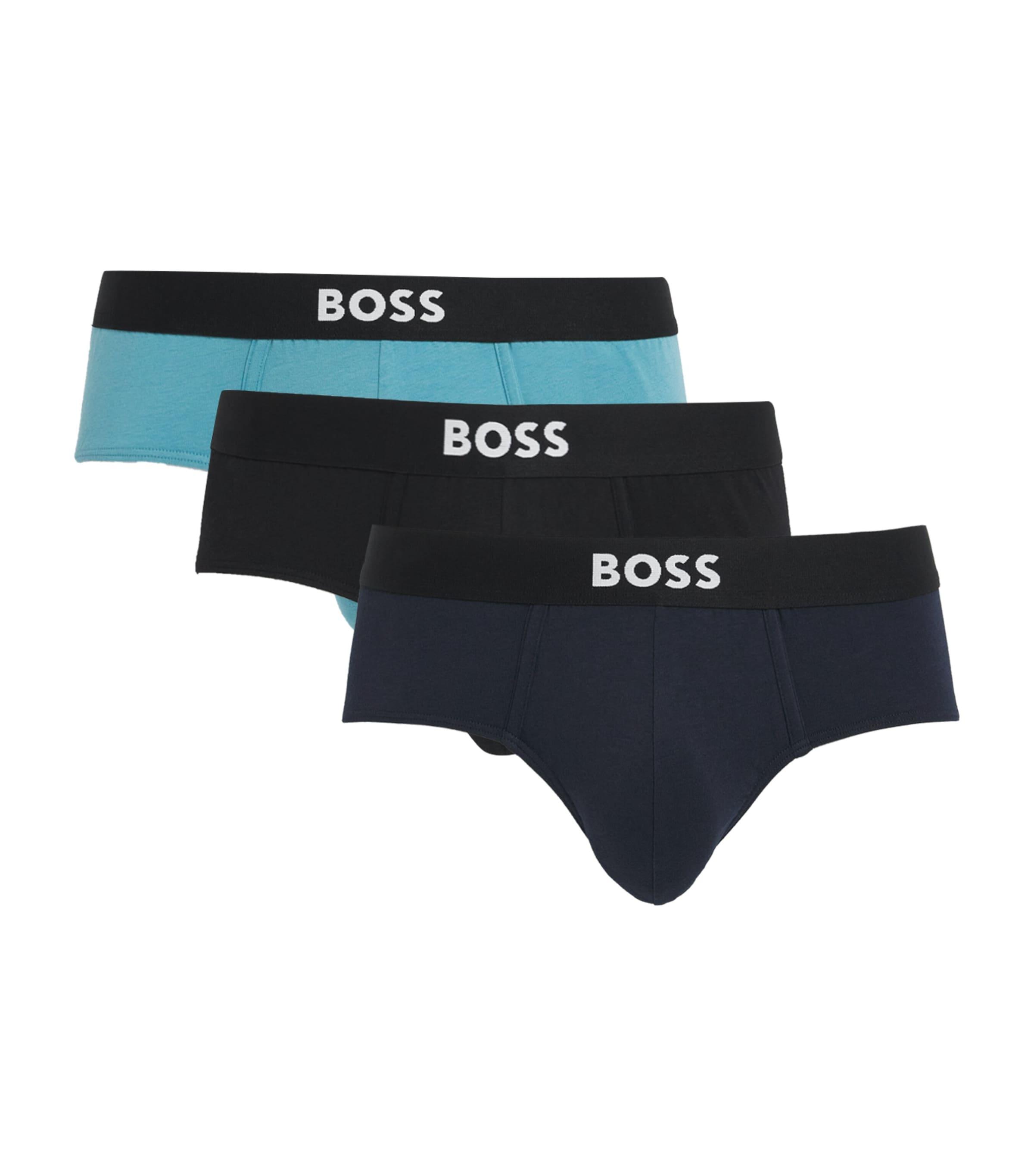 BOSS Organic Cotton One Briefs (Pack of 3) by HUGO BOSS