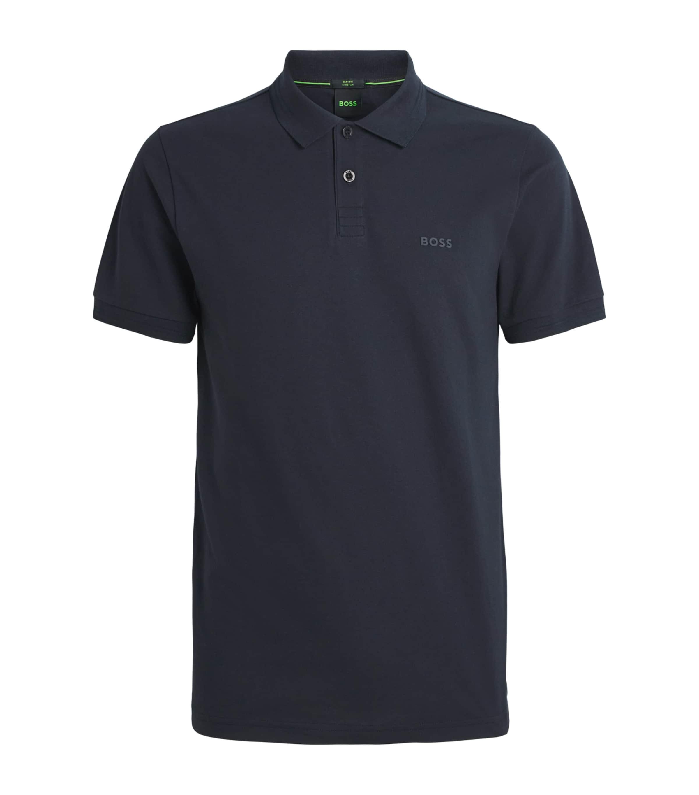 BOSS Stretch-Cotton Logo Polo Shirt by HUGO BOSS