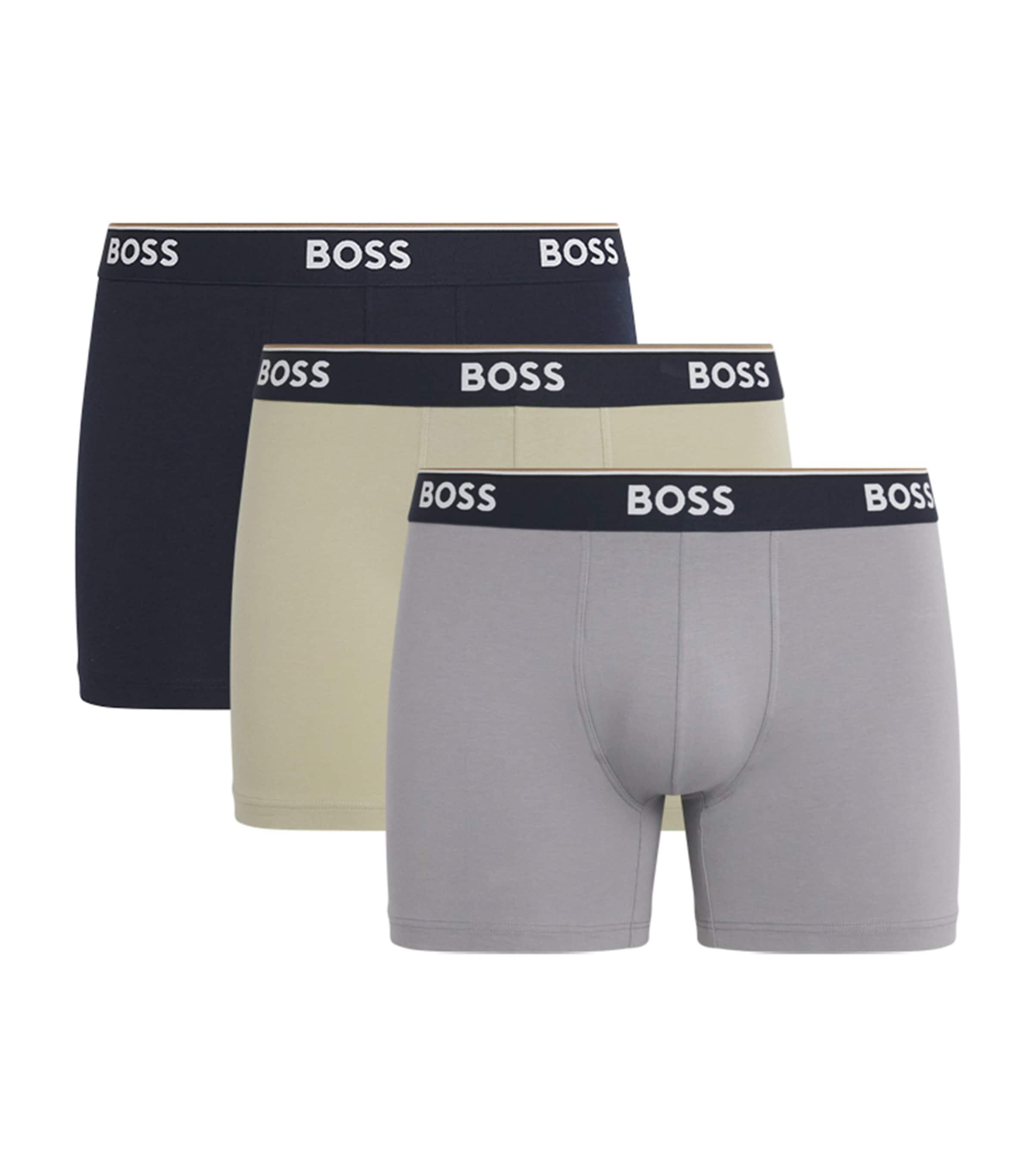 BOSS Stretch-Cotton Power Briefs (Pack of 3) by HUGO BOSS