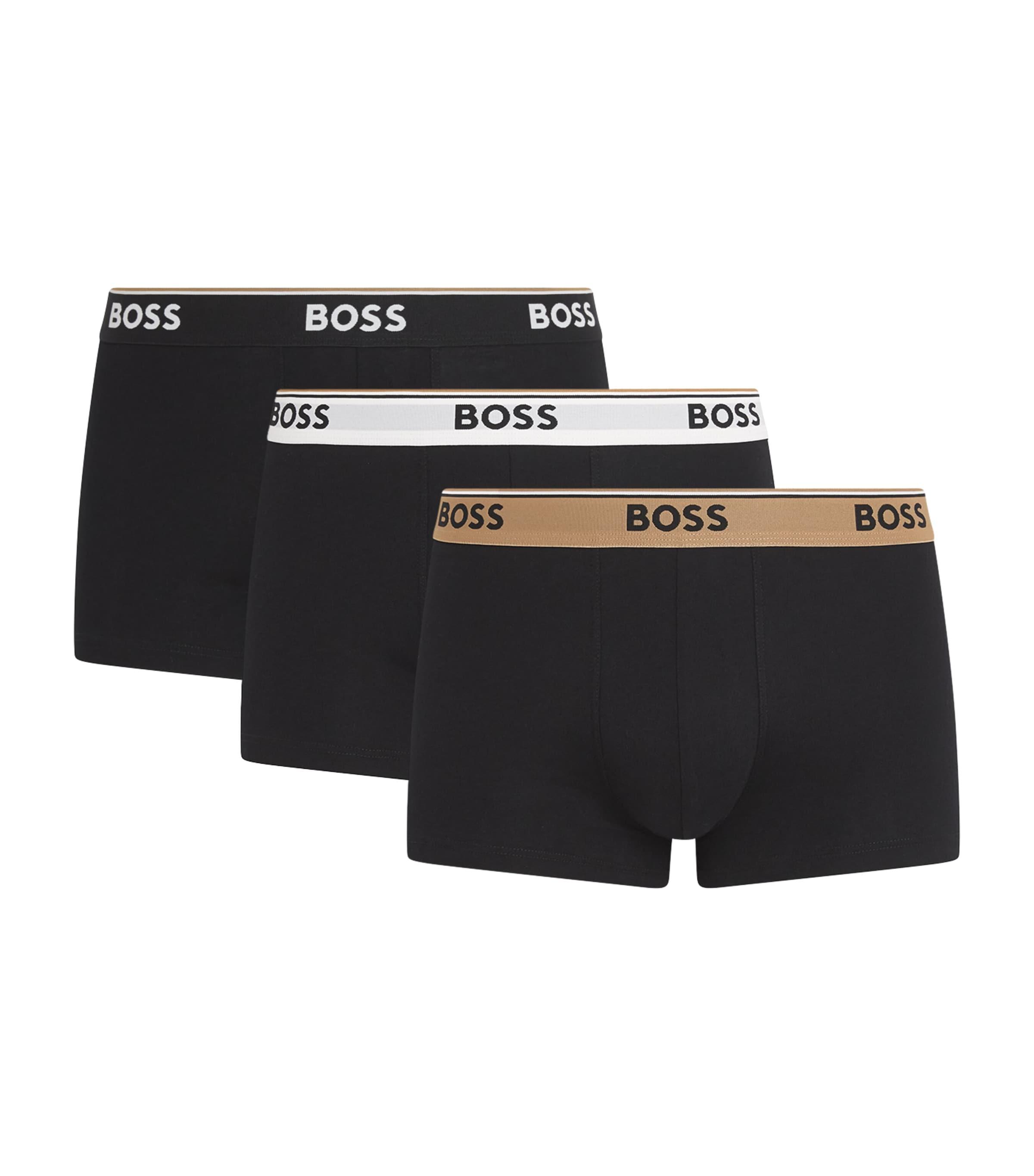 BOSS Stretch-Cotton Power Trunks (Pack of 3) by HUGO BOSS