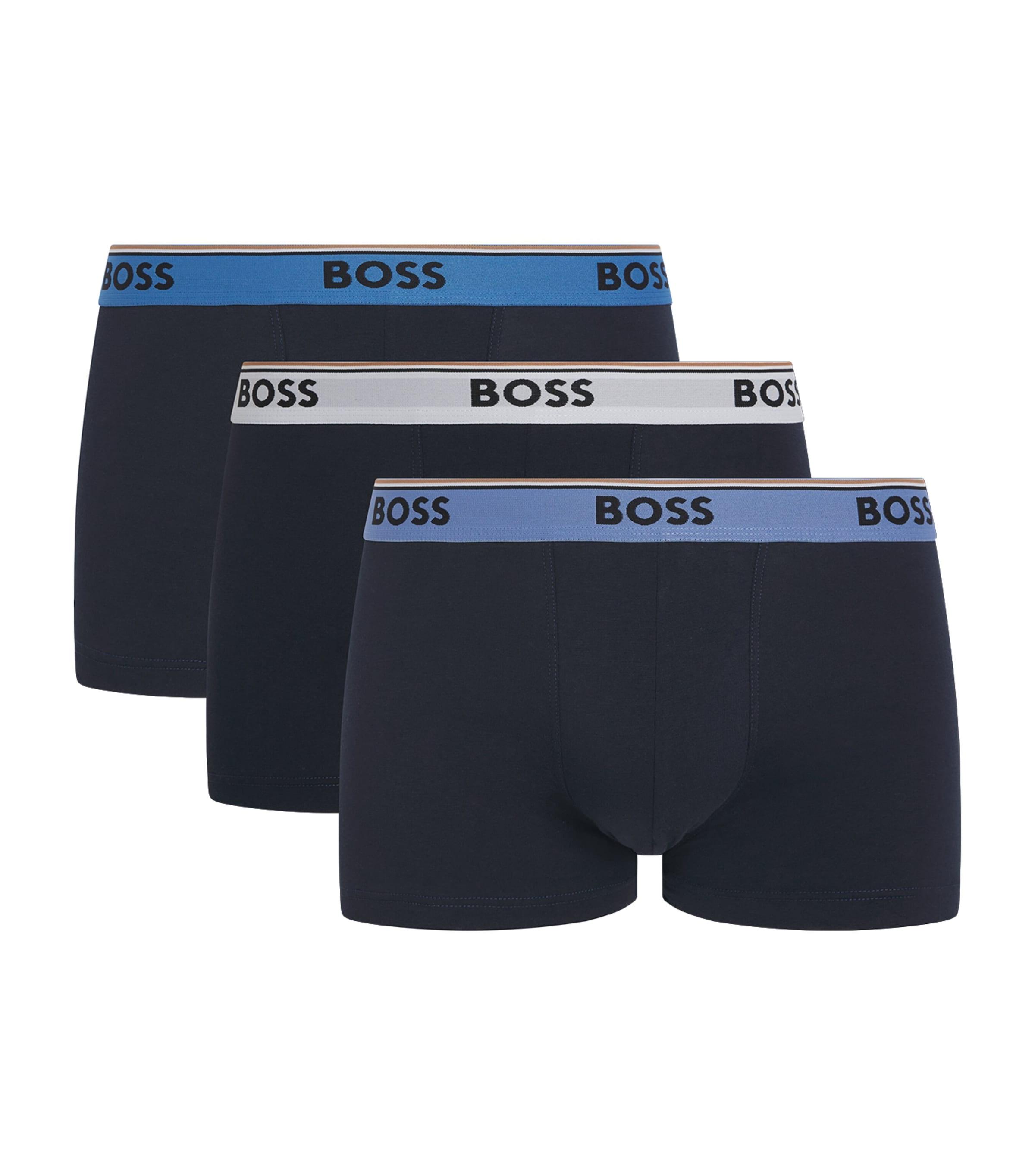 BOSS Stretch-Cotton Power Trunks (Pack of 3) by HUGO BOSS