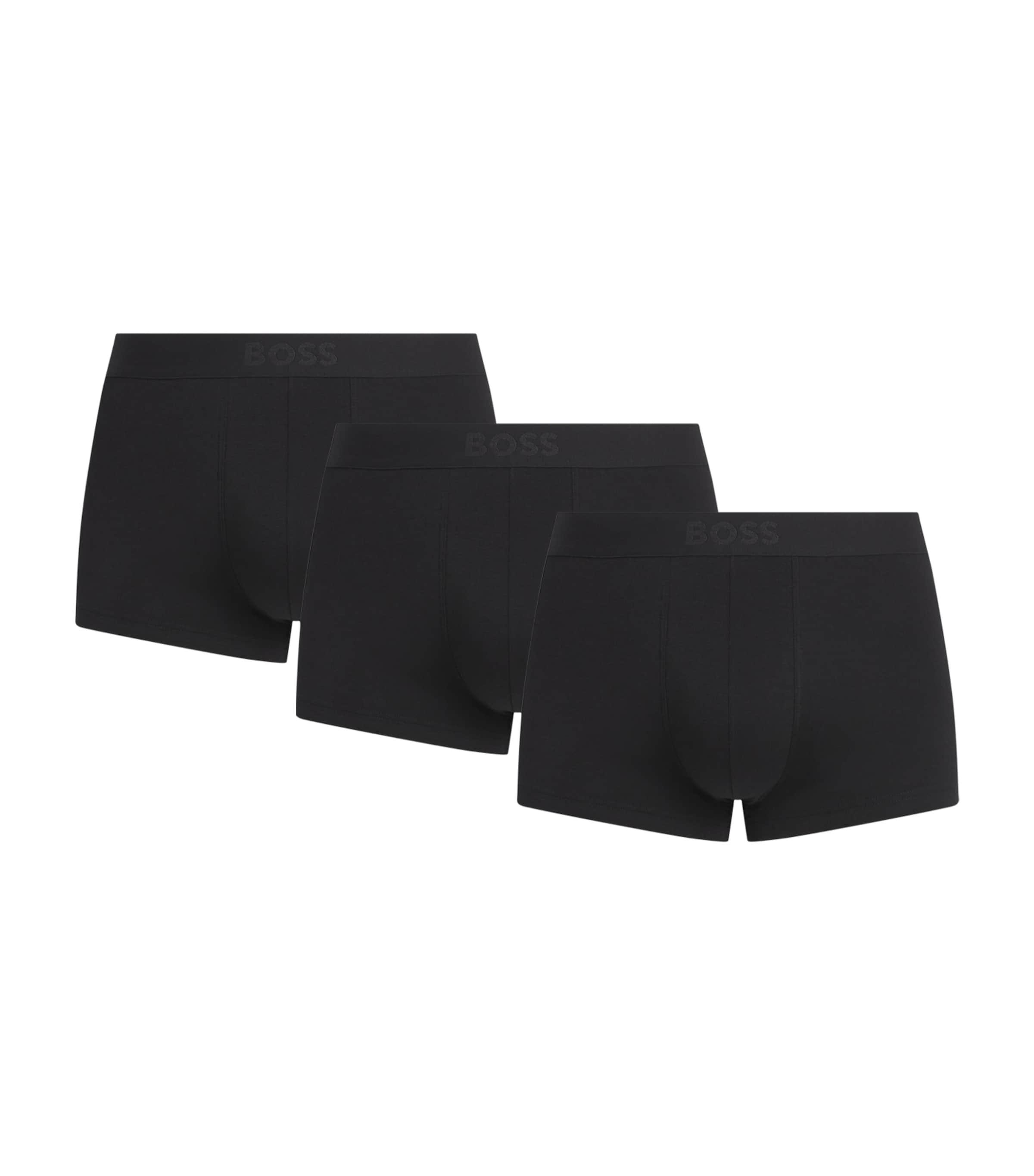 BOSS Stretch-Organic Cotton Trunks (Pack of 3) by HUGO BOSS