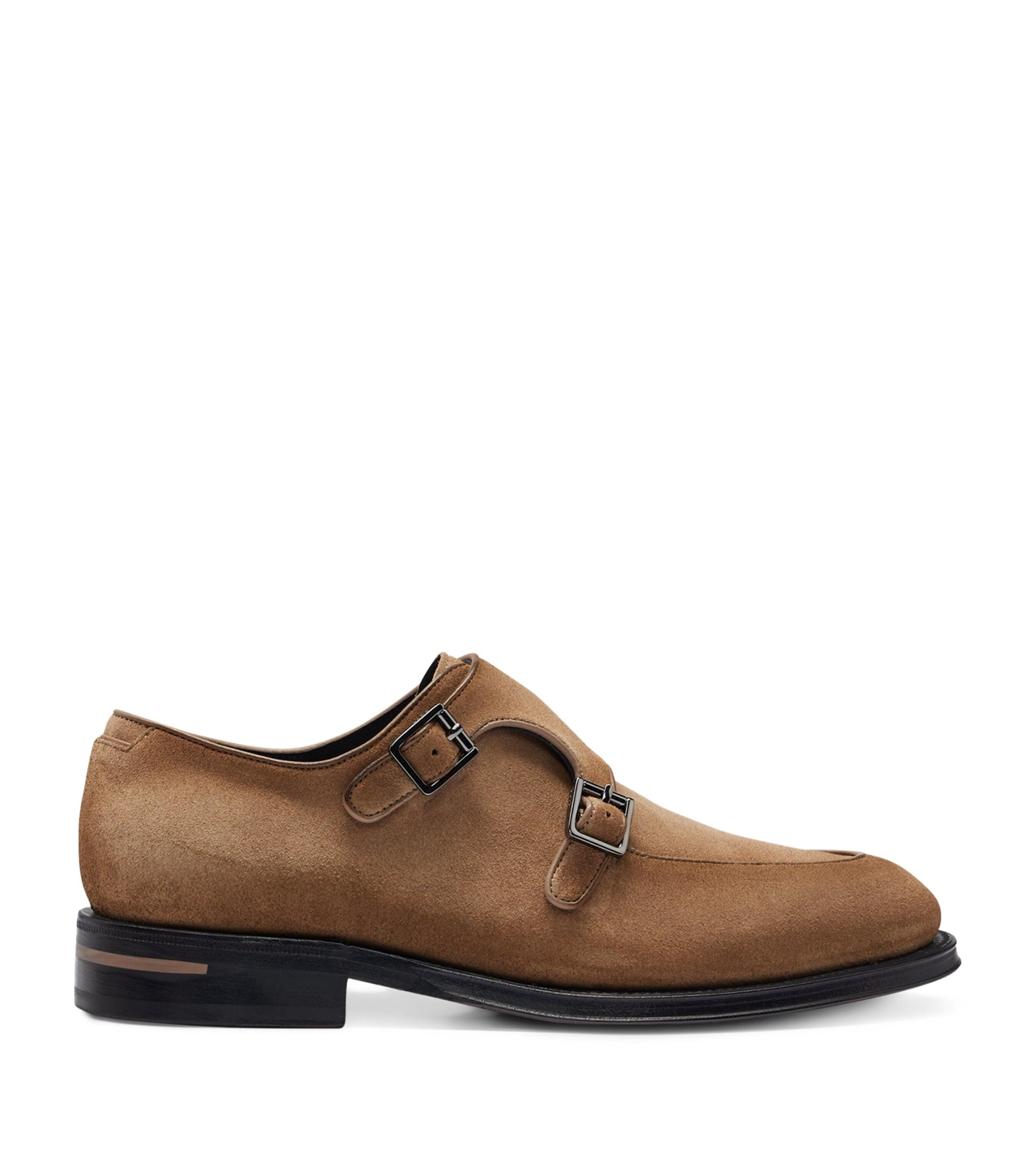 BOSS Suede Monk Shoes by HUGO BOSS