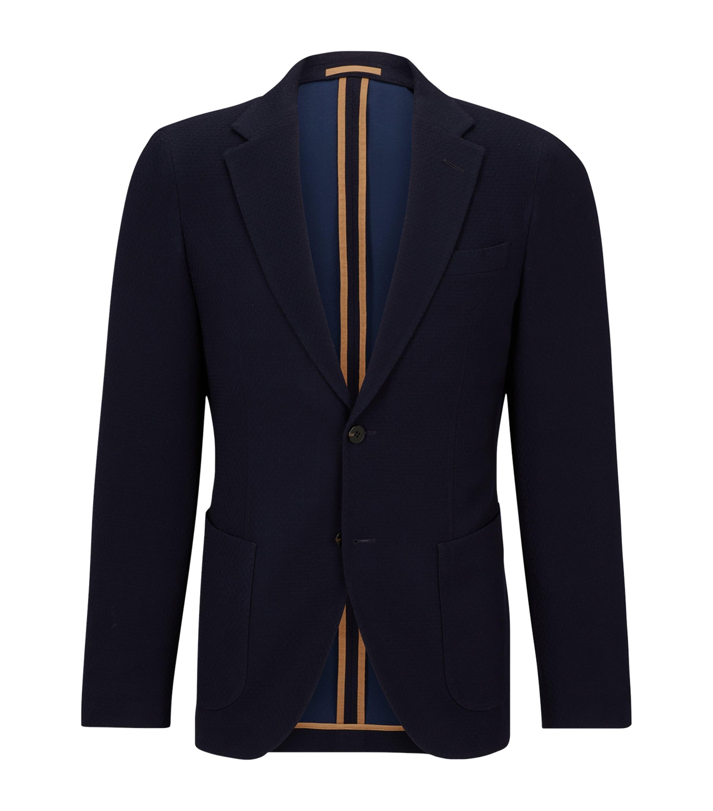 BOSS Virgin Wool Jacquard Blazer by HUGO BOSS