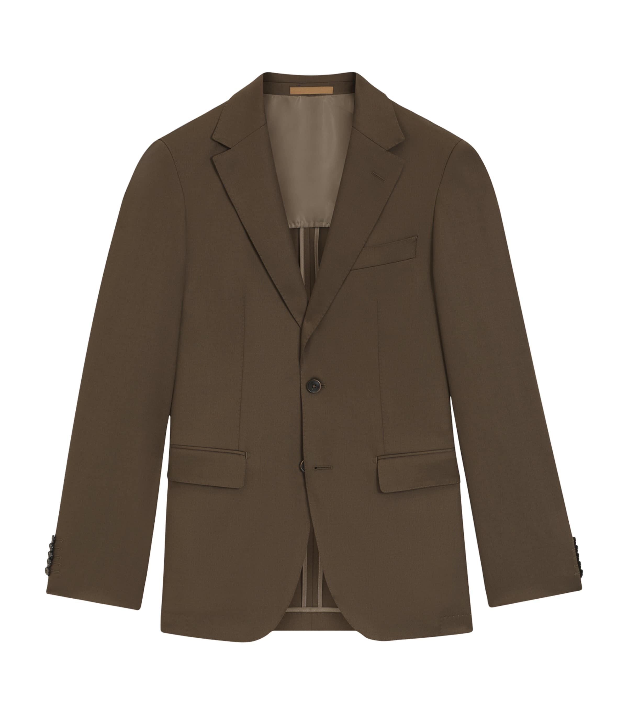 BOSS Wool-Mohair Straight Fit Blazer by HUGO BOSS